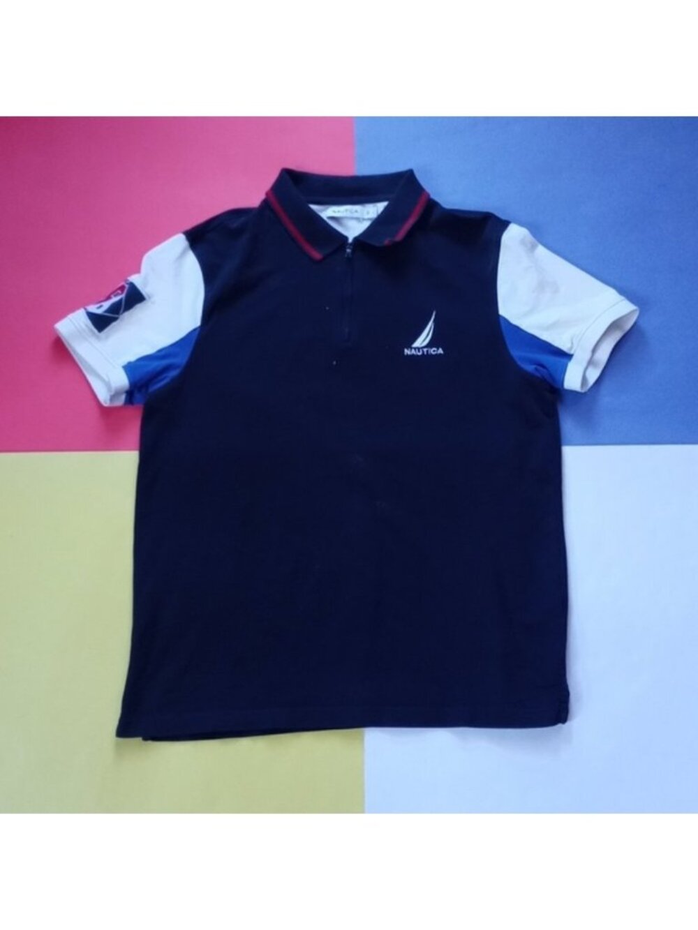 Exclusive Nautica #8 Embroidered Polo Shirt